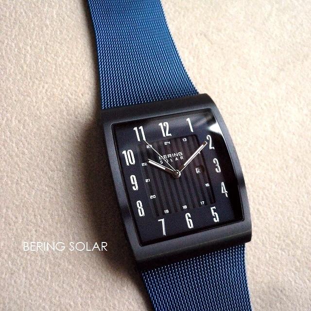 Bering ベーリング ステンレス メッシュバンド スクエア ソーラー 腕時計 Scandinavian Solar Square 327 ブルー ネイビー ブラック blu Ac Lounge 通販 Yahoo ショッピング
