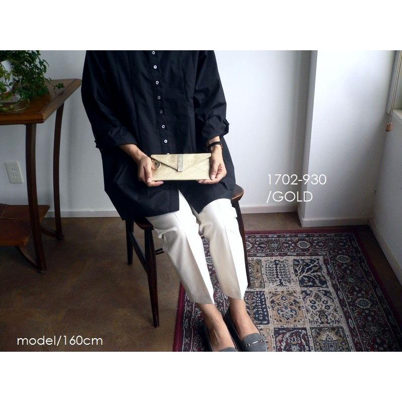 Introduction ノベルティ イントロダクション 長財布 薄マチ レザー