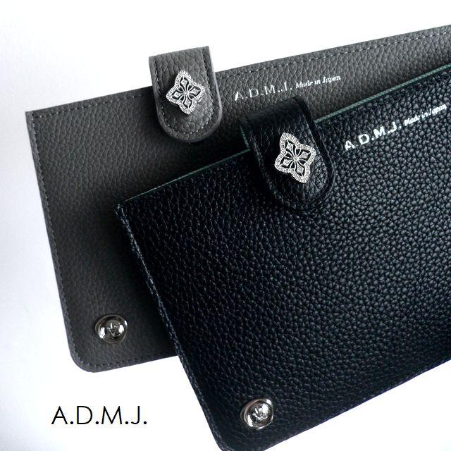 A.D.M.J ノベルティ ADMJ エーディーエムジェイ 長財布 子牛革 A.D.M.J ノベルティ ADMJ エーディーエムジェイ 長財布 子牛革
