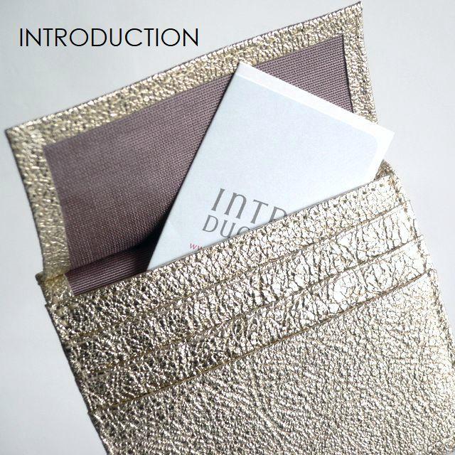 Introduction ノベルティ イントロダクション 折り財布 スリム ミニ