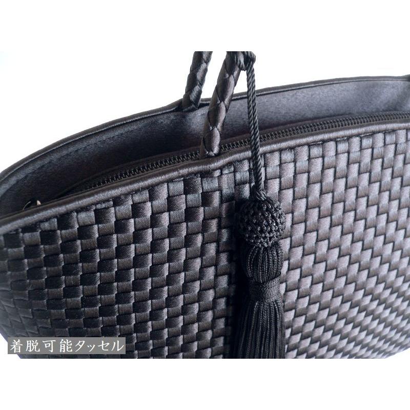 Arukan（アルカン） フォーマル バッグ サテン メッシュ ラフィナート