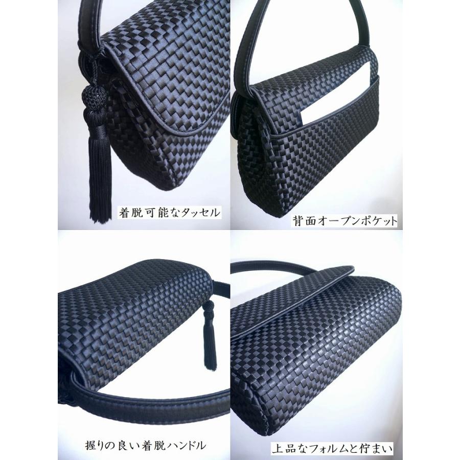 Arukan（アルカン） フォーマル バッグ サテン メッシュ ラフィナート