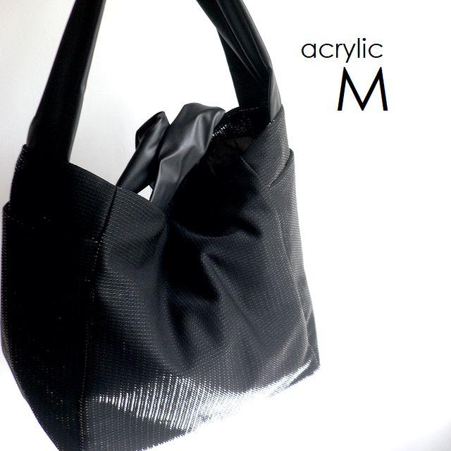 acrylic（アクリリック） バッグ M bag 2WAY ナイロン PVC