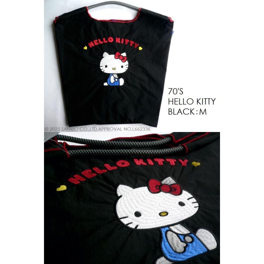ボールアンドチェーン　ハローキティ エコバッグMサイズ　ブラック Ball＆Chain（ボールアンドチェーン） 正規品 限定 バッグ エコバッグ