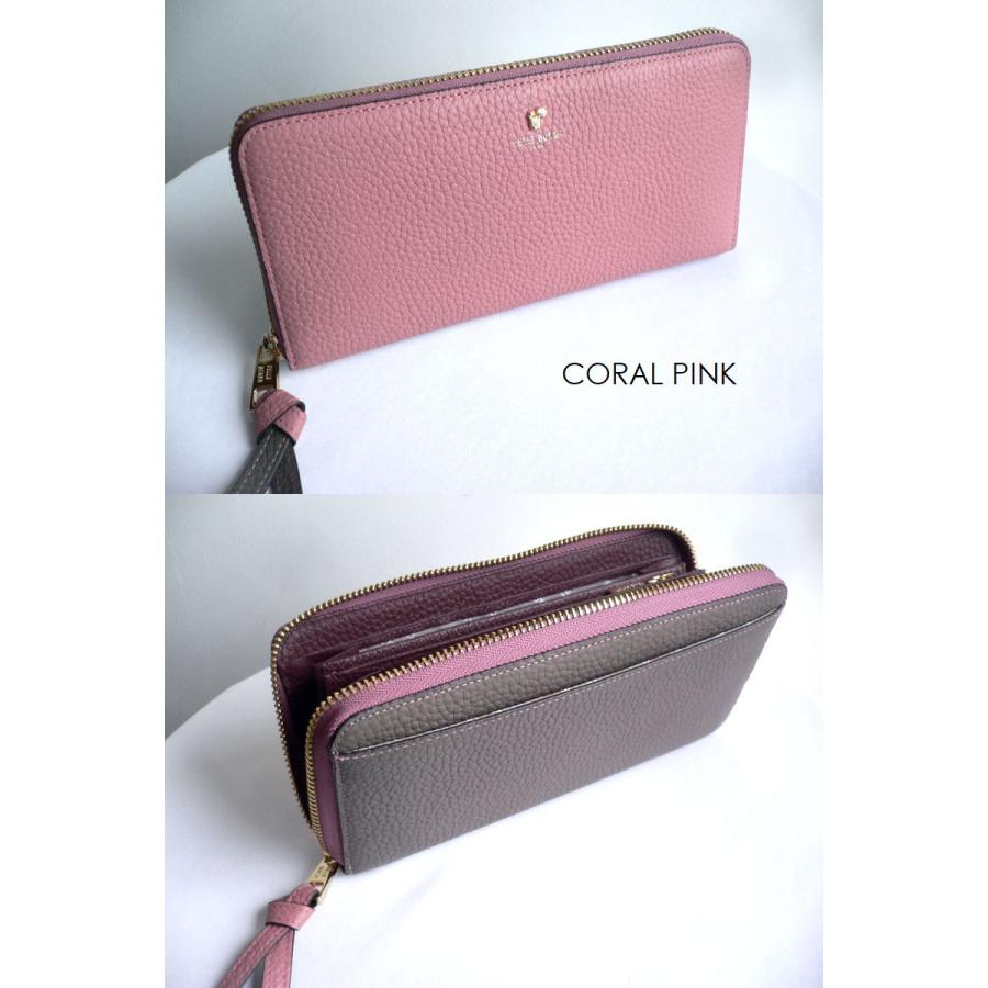 PELLE BORSA（ペレボルサ） 長財布 レザー ラウンドファスナー 