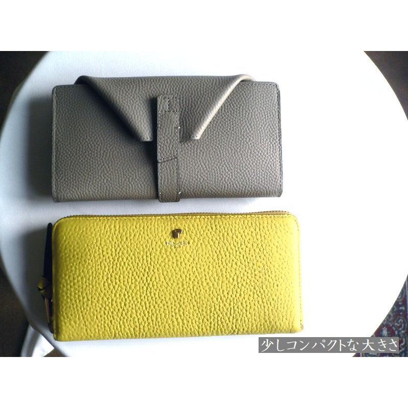 ノベルティ PELLE BORSA PELLEBORSA ペレボルサ 長財布 キャビアシボ 型押しレザー ギャルソン ウォレット 5447 Playful Goods トープ/グレー/パープル PELLE BORSA（ペレボルサ） 長財布 キャビアシボ 型押しレザー