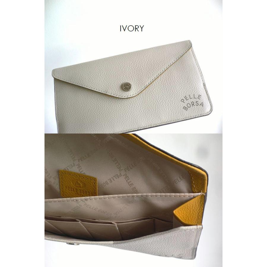 PELLE BORSA（ペレボルサ） 長財布 レザー レター ウォレット 7201 