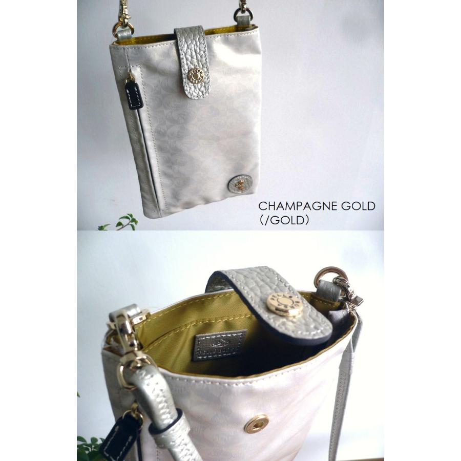 PELLE BORSA ペレボルサ ポシェット ショルダーバッグ Alive アライブ 4306 ホワイト/トープ/グレー/ネイビー/ゴールド PELLE BORSA（ペレボルサ） ポシェット ショルダーバッグ Alive