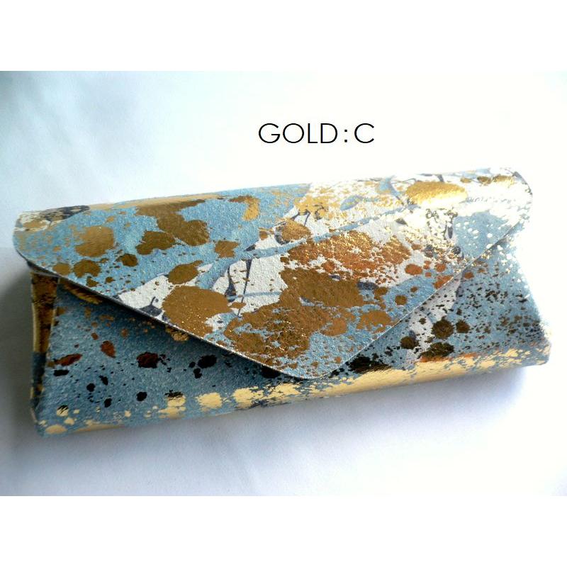 Carmine（カーマイン） ノベルティ リキッド 箔押し レザー ロング