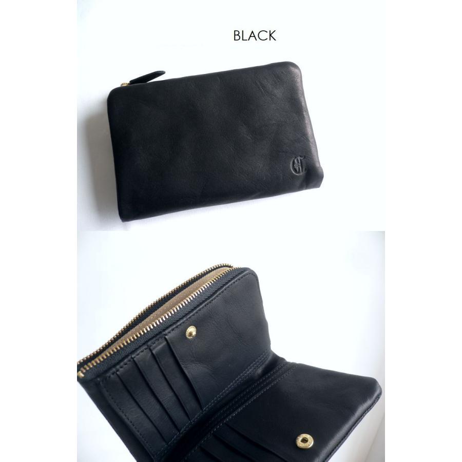 CLEDRAN クレドラン 財布 レザー 折り財布  CL3686 RON WALLET グリーン パープル グレージュ ブラック｜aclounge｜09