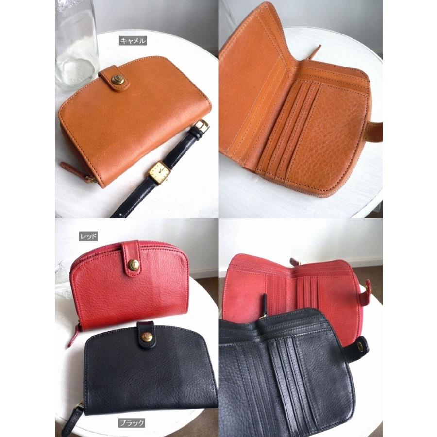 週末お値下げクレドラン☆CLEDRAN財布 CLEDRAN（クレドラン） 財布 レザー ラウンド ファスナー 折り財布