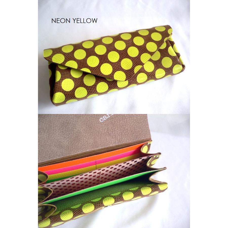 Carmine ノベルティ carmine カーマイン ドットレザー ネオン