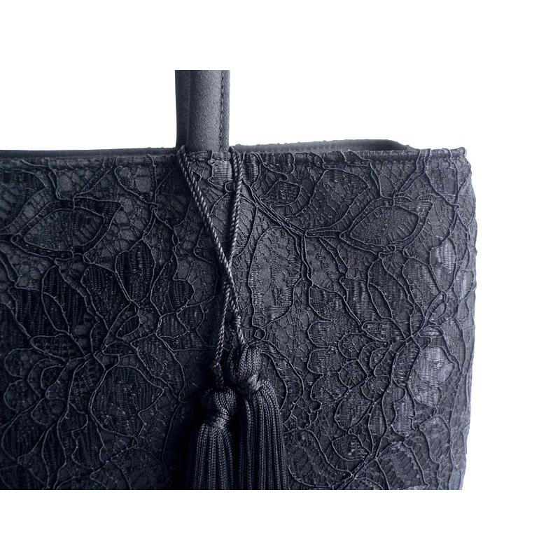 岩佐 イワサ IWASA 日本製 ブラックフォーマル 二層式バッグ コード