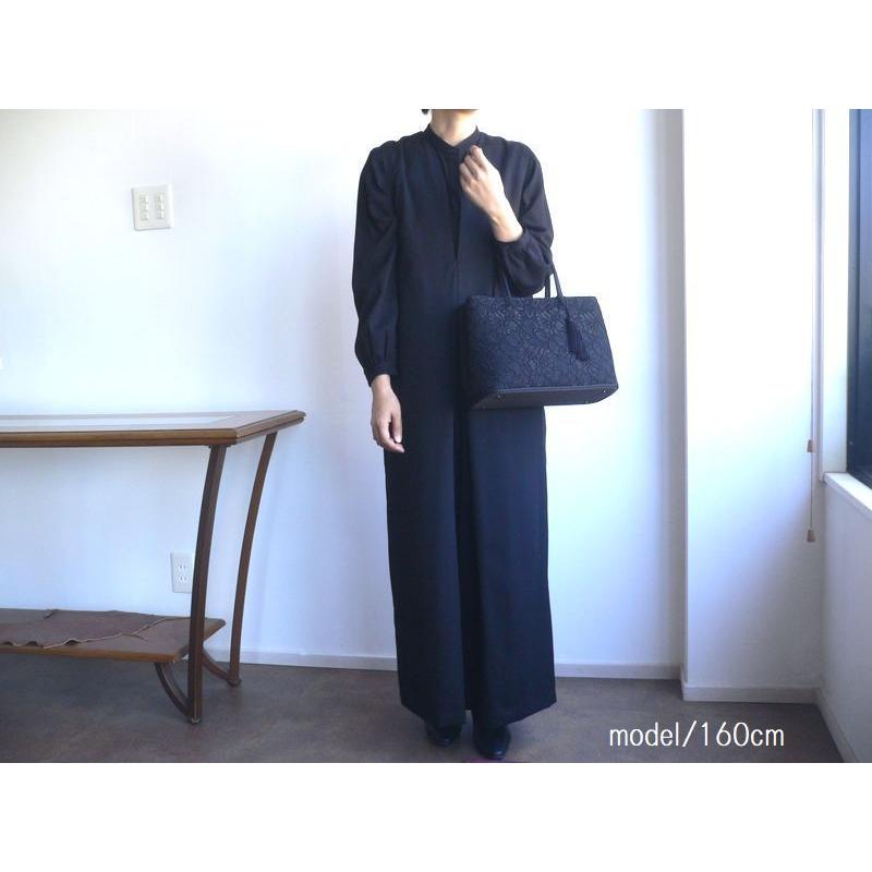 岩佐 イワサ IWASA 日本製 ブラックフォーマル 二層式バッグ コード