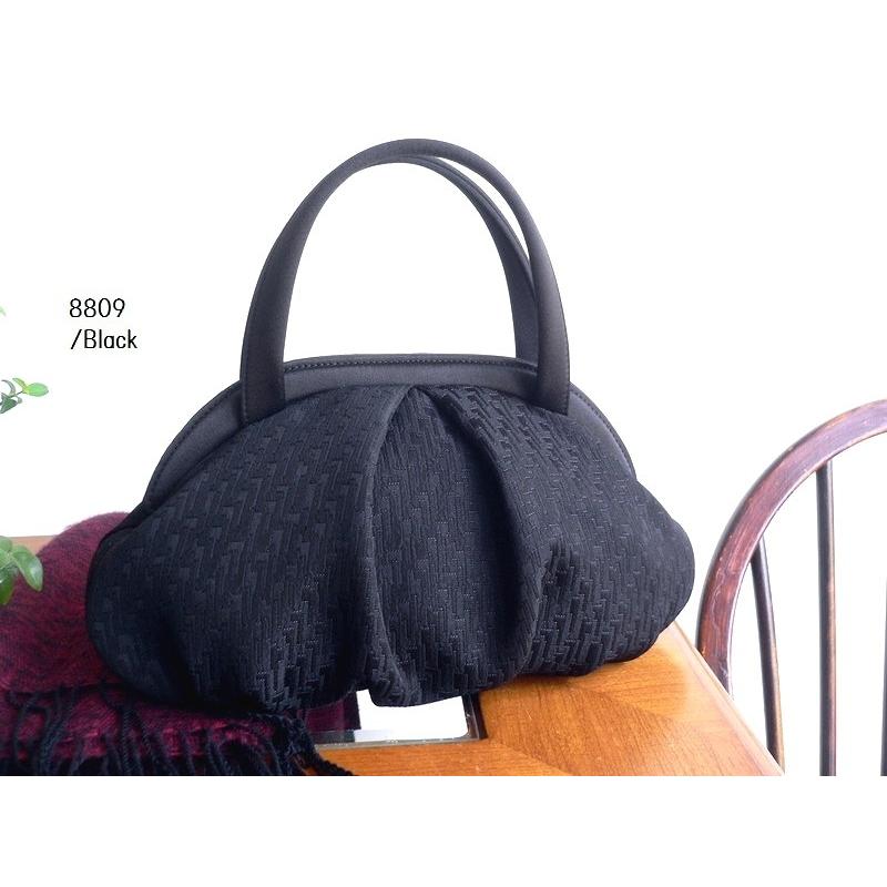 岩佐 イワサ IWASA 日本製 ブラックフォーマル フォーマルバッグ 米沢織 インナーマグネット 隠しマグネット ソフトバッグ 8809 ブラック 岩佐 イワサ IWASA 日本製 ブラックフォーマル フォーマルバッグ 米沢