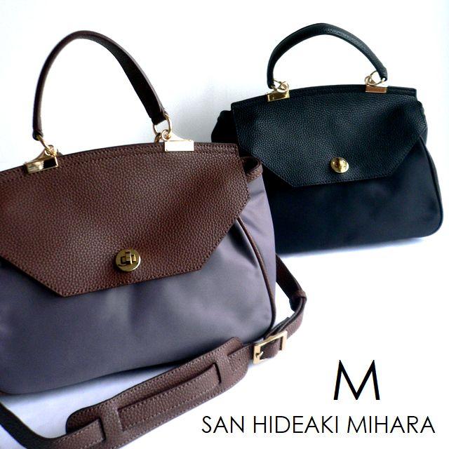 サンヒデアキミハラ ハンドバッグ SAN HIDEAKI MIHARA サンヒデアキミハラ バッグ ALLURE ナイロン