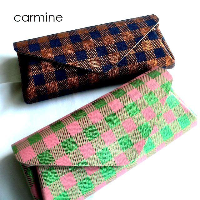Carmine（カーマイン） ノベルティ ロングウォレット チェコ チェック