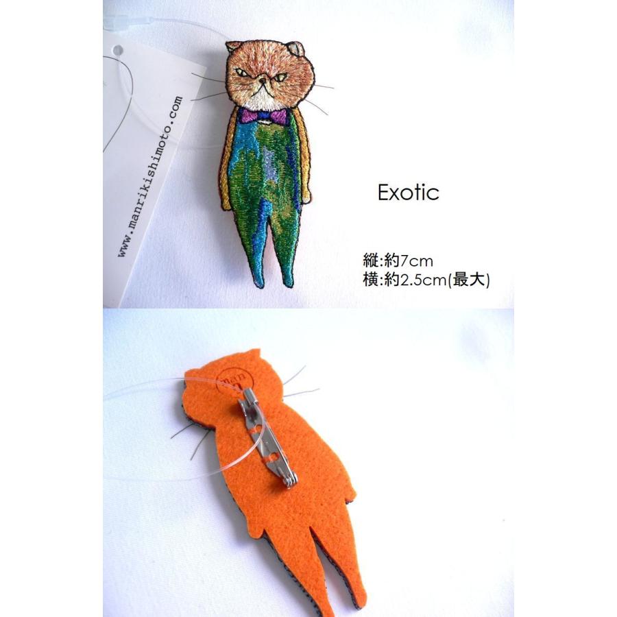 mannine マンナイン ブローチ フェルト 刺繍 バッジ ネコ猫 mannine マンナイン ブローチ フェルト 刺繍 バッジ ネコ猫