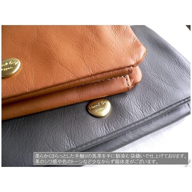 Neutral Gray（ニュートラルグレイ） ARUKAN アルカン 折り財布 馬革 