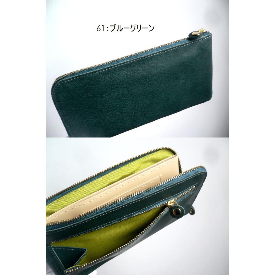 新品タグ付　ディノス　LORITTI フォックス　アンゴラ　コート　71400円 ノベルティ ORTICO オルティコ 長財布 薄い財布 ゴート ヤギ革 L