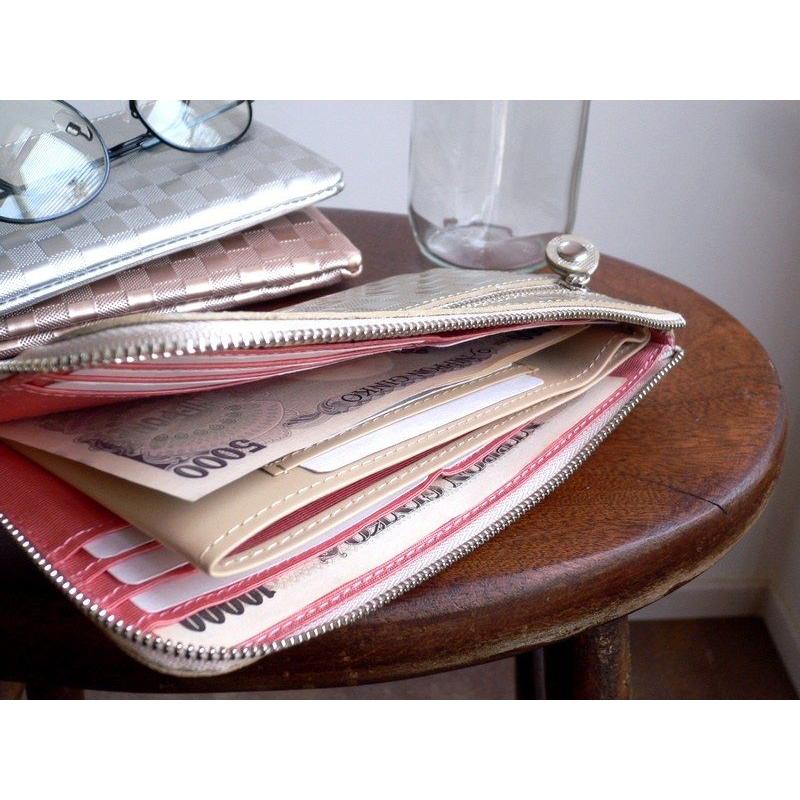 ノベルティ ORTICO オルティコ 長財布 薄い財布 モザイク型押し