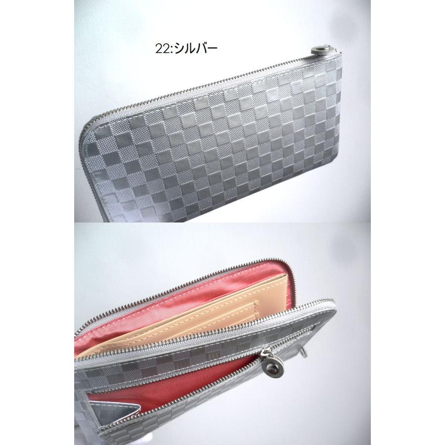 ノベルティ ORTICO オルティコ 長財布 薄い財布 モザイク型押し