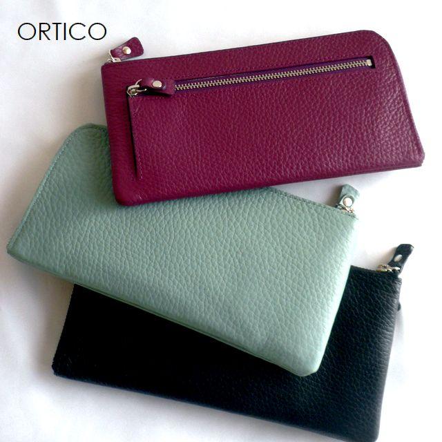 ノベルティ ORTICO オルティコ 長財布 薄い財布 シュリンクレザー L字
