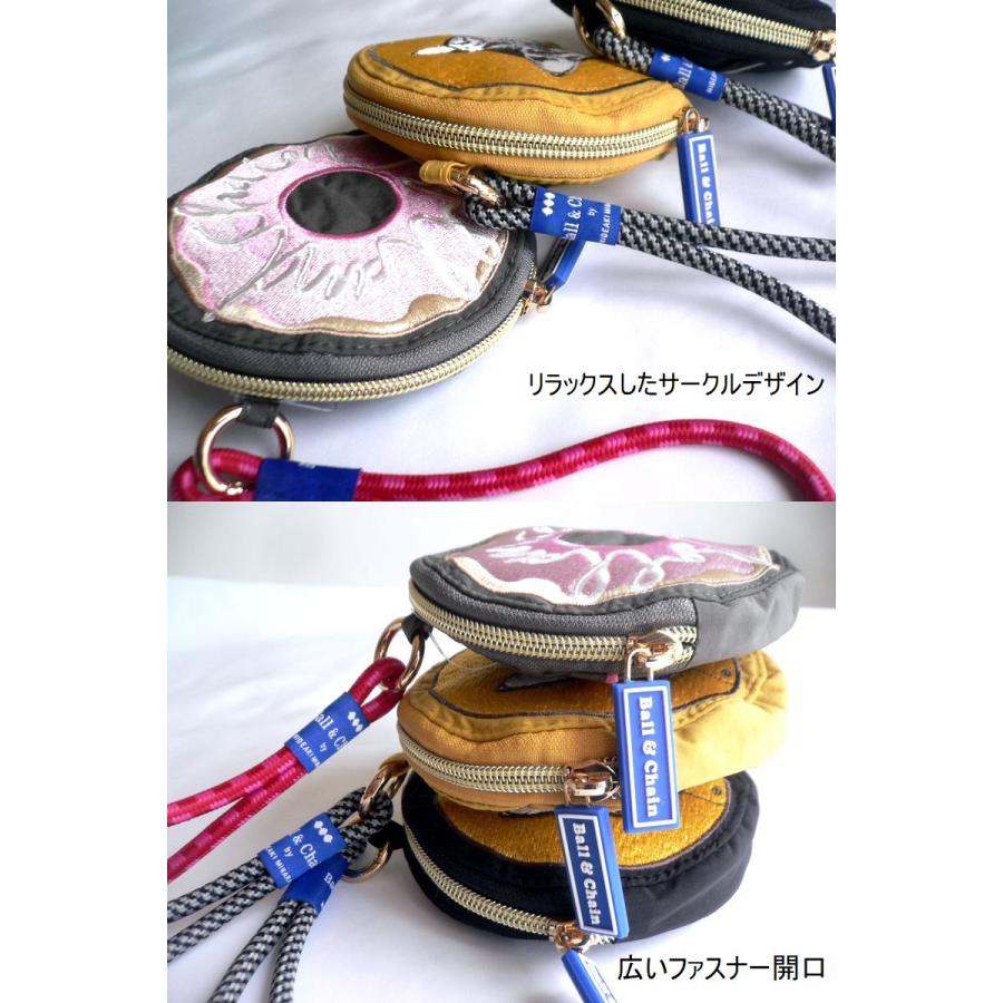Ball&amp;Chain D[di:] コラボ ポーチ と 編み込みパラコードセット ball&chain Cosmetic Colorful Design Bag M & Pink Paracode Strap