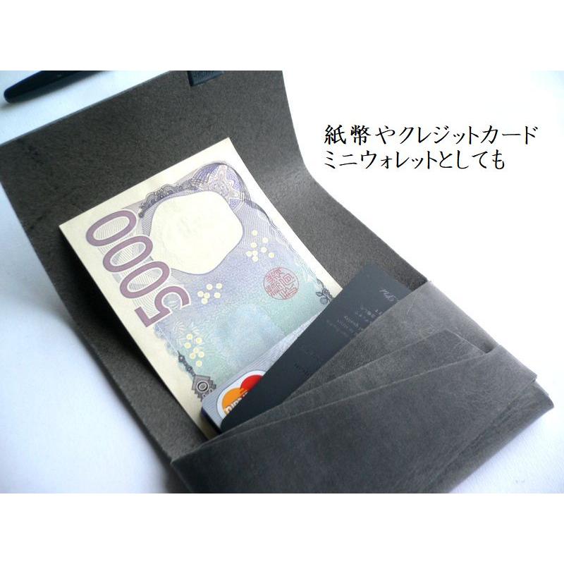 所作　グレー　名刺入れ 所作（shosa） カードケース 名刺入れ オイルヌバック レザー SH501NU