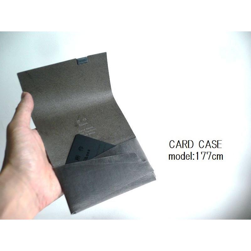 所作（shosa） カードケース 名刺入れ オイルヌバック レザー SH501NU