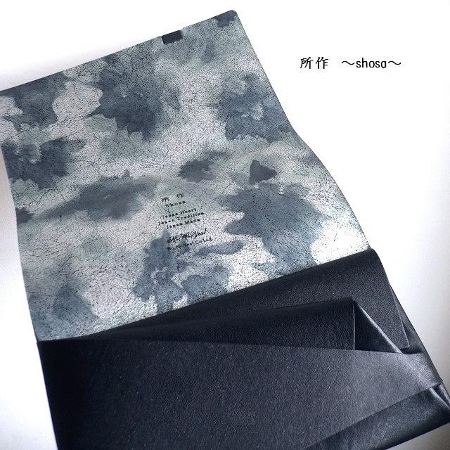 所作 shosa 長財布 ロングウォレット モネ 睡蓮 箔押し floral 所作 shosa 長財布 ロングウォレット モネ 睡蓮 箔押し floral
