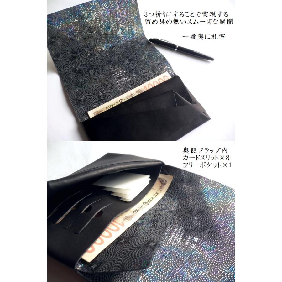 所作（shosa） 限定生産 長財布 ロングウォレット 鮫小紋 箔押し