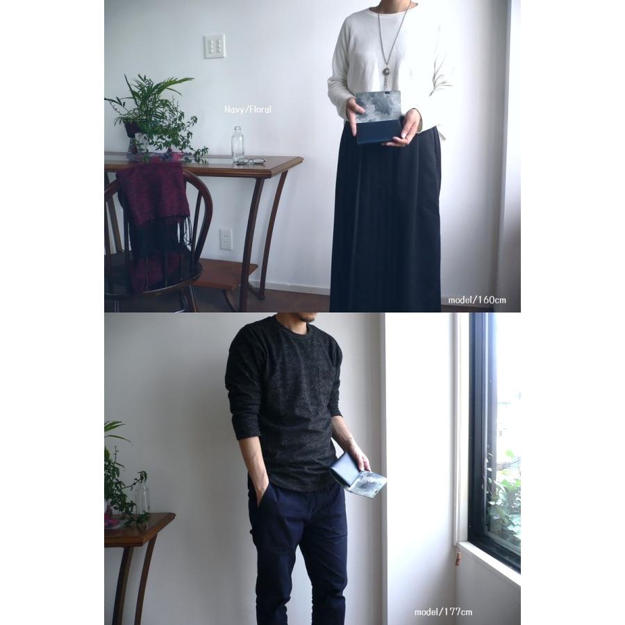 所作（shosa） ミドル 財布 ショートウォレット1.0 モネ 睡蓮 箔押し