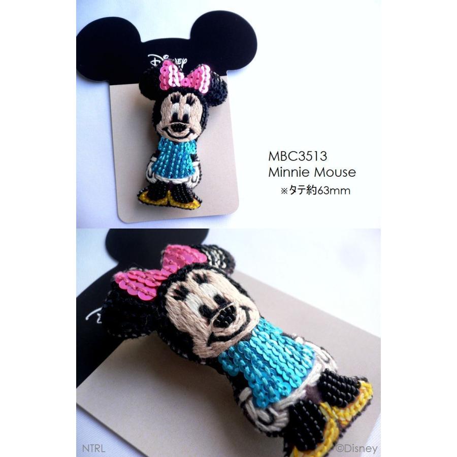tamao world（タマオワールド） Disney ディズニー 刺繍ミニブローチ