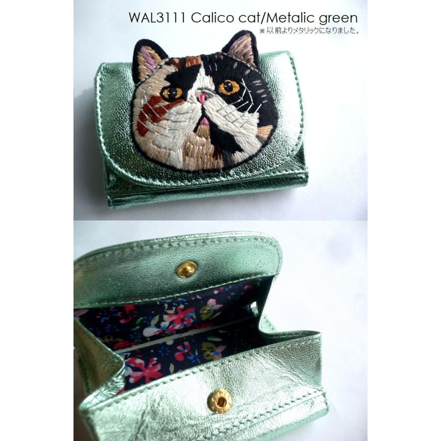 tamao world（タマオワールド） 折り財布 猫 ネコ ねこ ミニ財布 3234