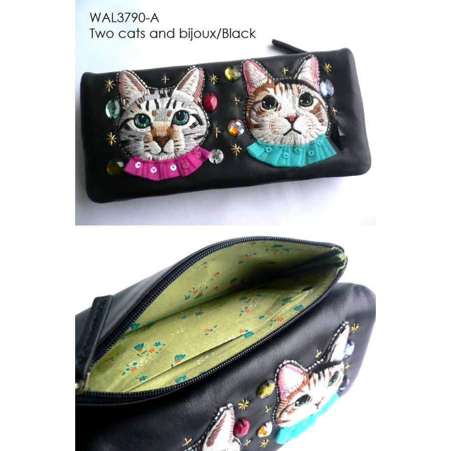 tamao world（タマオワールド） ノベルティ 刺繍 ビーズ 長財布 ロング