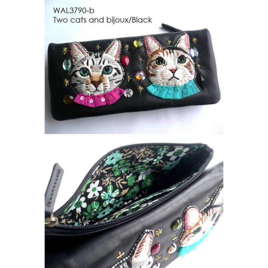 tamao world（タマオワールド） ノベルティ 刺繍 ビーズ 長財布 ロング