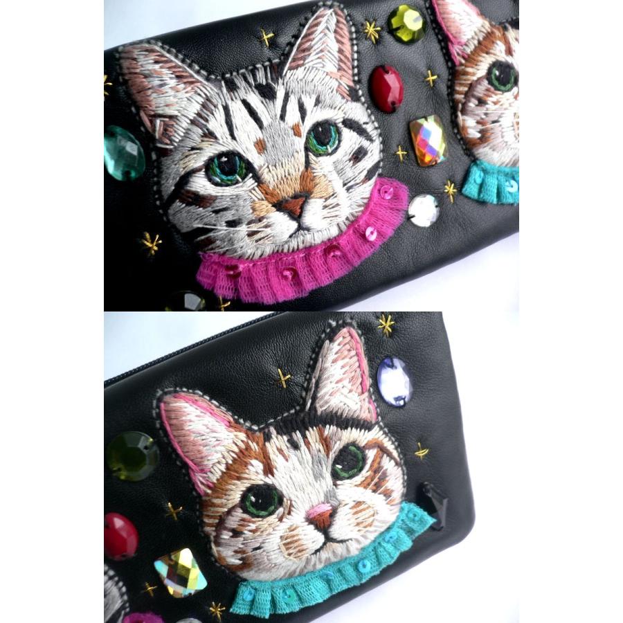 tamao world ノベルティ タマオワールド 刺繍 ビーズ 長財布 tamao world ノベルティ タマオワールド 刺繍 ビーズ 長財布