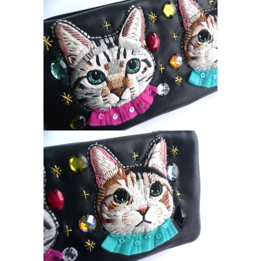 tamao world（タマオワールド） ノベルティ 刺繍 ビーズ 長財布 ロング