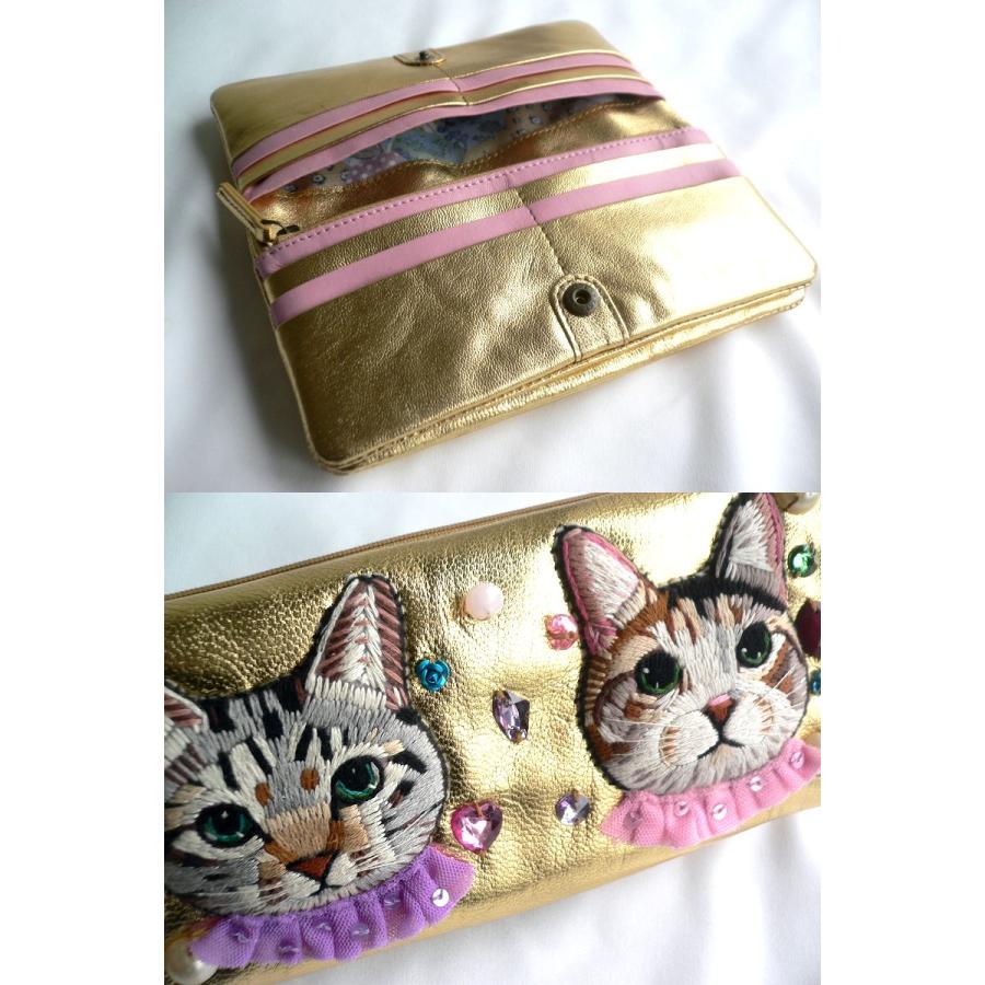 tamao world（タマオワールド） ノベルティ 刺繍 ビーズ 長財布 ロング
