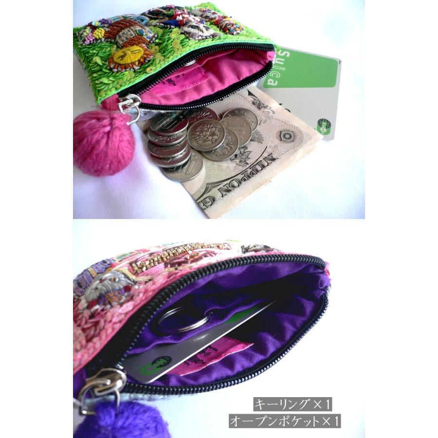 tamao world タマオワールド スパンコール 刺繍 ポーチ Maypole