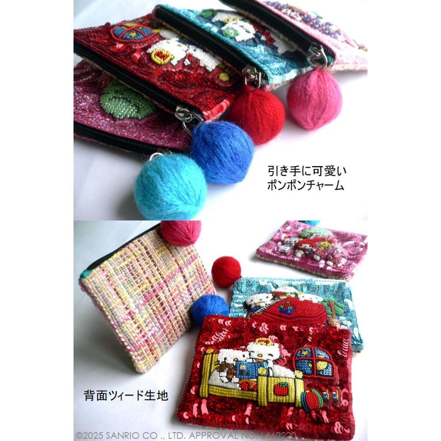 タマオワールド サンリオ ハローキティ スパンコール ポーチ SNS_c17b0c54-8387-4bed-b406-