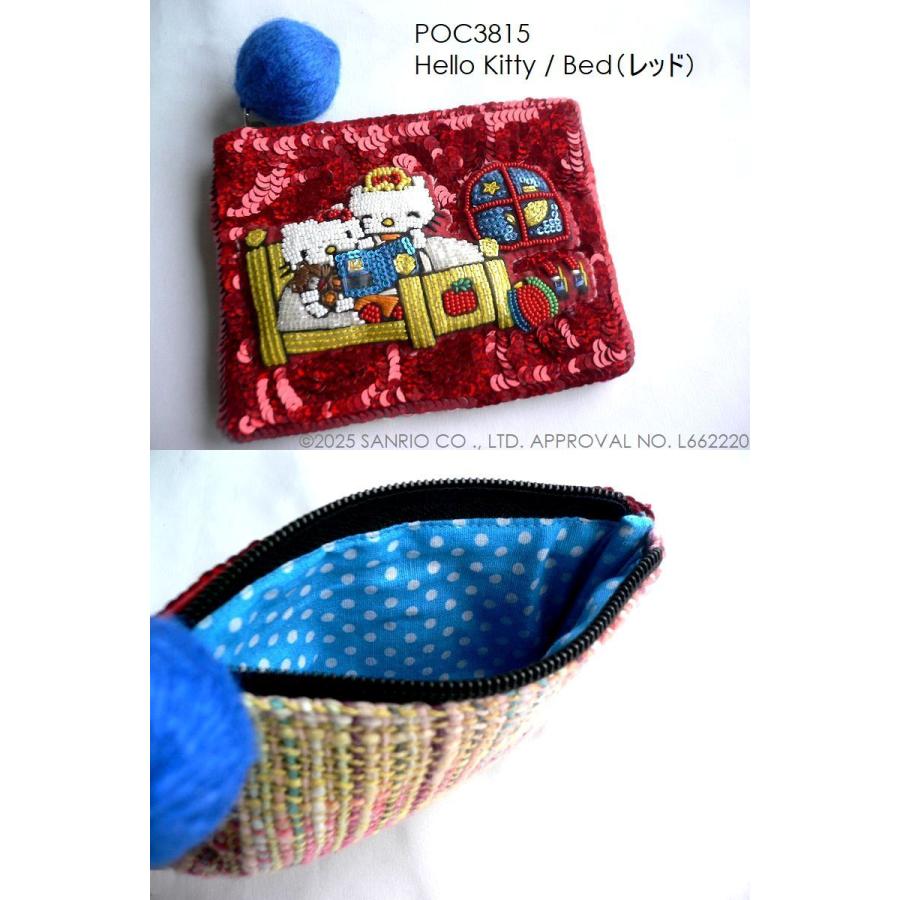 タマオワールド サンリオ ハローキティ スパンコール ポーチ タマオワールド サンリオ ハローキティ スパンコール ポーチ