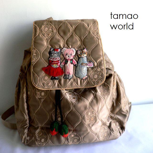 tamao world（タマオワールド） バッグ キルティング バックパック