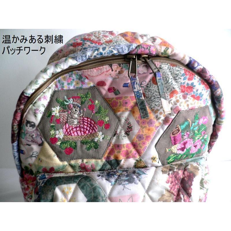 tamao world（タマオワールド） バッグ パッチワークプリント 中綿