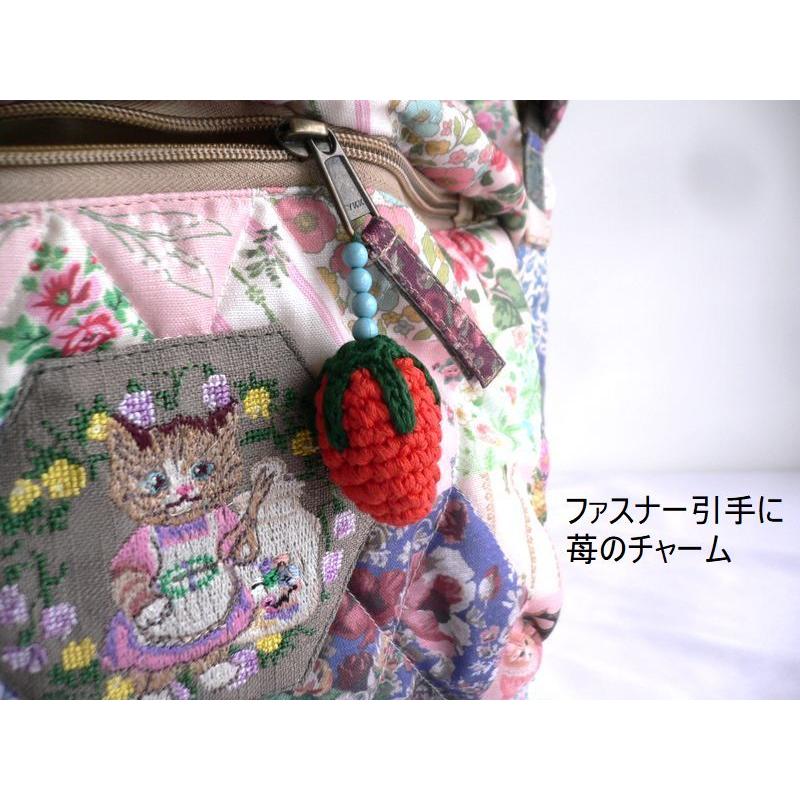 tamao world（タマオワールド） バッグ パッチワークプリント 中綿