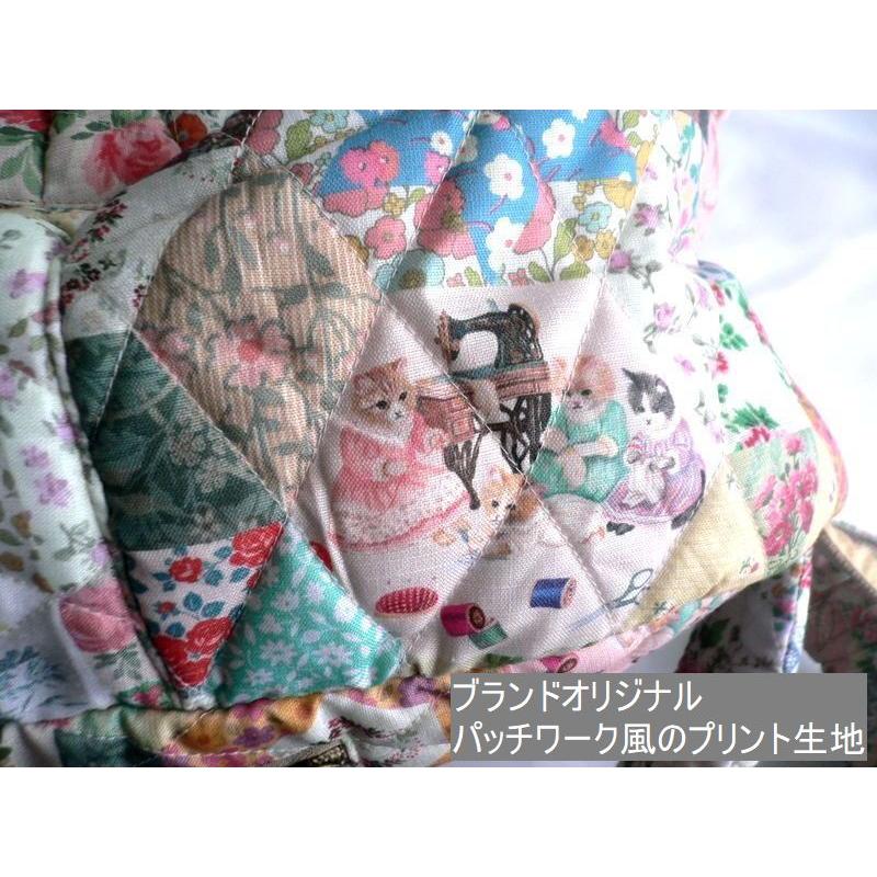 tamao world（タマオワールド） バッグ パッチワークプリント 中綿