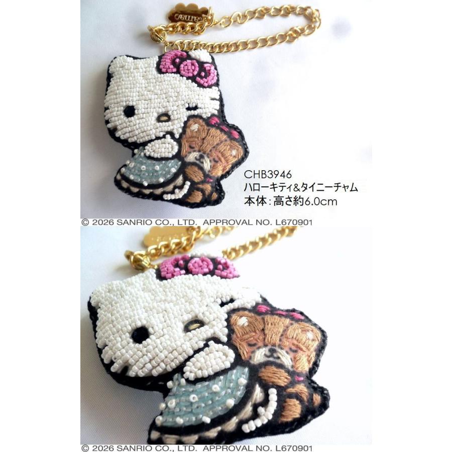 tamao world（タマオワールド） スパンコール 刺繍 バッグチャーム