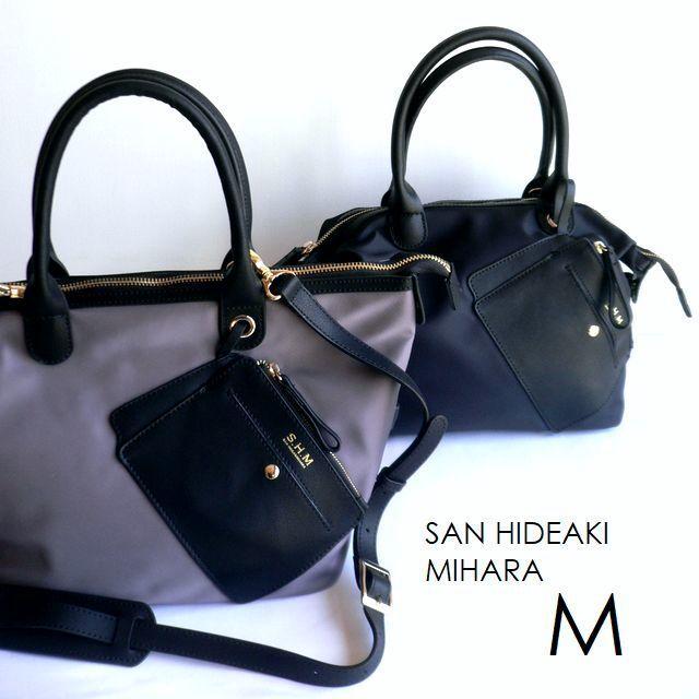 サンヒデアキミハラ ハンドバッグ SAN HIDEAKI MIHARA サンヒデアキミハラ バッグ ALLURE ナイロン
