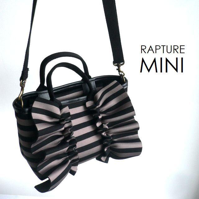 Rapture ネオプレン ネイプルズラッフルストライプ ボーダーブラック Rapture ネオプレン ネイプルズラッフルストライプ ボーダーブラック